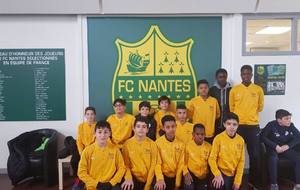 Les U13 en visite au FC Nantes