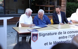 L'USF devient club-partenaire de Montpellier