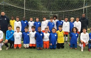 L'école de foot en visite à Montpellier