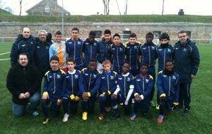 Les U15 en 1/4 de finale de la Coupe