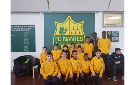 Les U13 en visite au FC Nantes